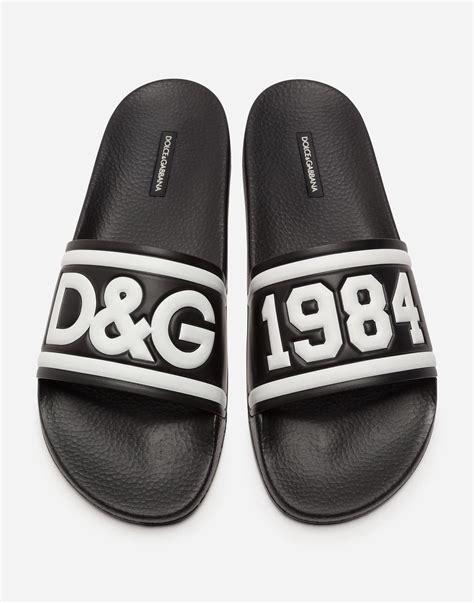 men dolce gabbana slides|dolce gabbana sandals.